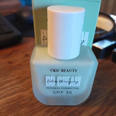 C&D Beauty Color Changing BB Cream SPF 35 Redness Corrector 1 fl oz New
