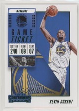 2018-19 Panini Contenders Game Ticket Green Kevin Durant #8 5r6