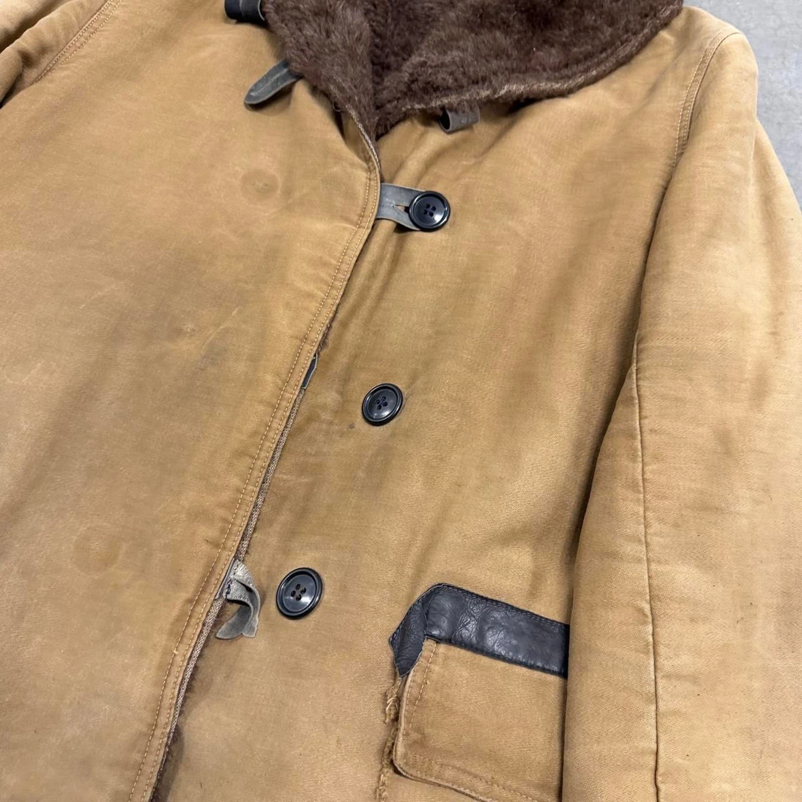 Vintage WW2 Barn Stormer Coat Transport Coat Size S image 4