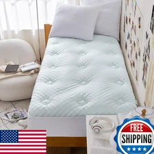 Hansleep Twin XL Bamboo Viscose Memory Foam Mattress Topper Pillow Top Breathabl