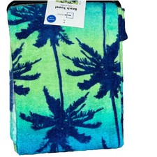New Mainstay Palm Tree Beach Towel Hanging Lo...