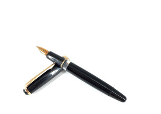 MONTBLANC 254 M KOB Feder 585 GOLD Kolben Füller m Steck Kappe um 1958