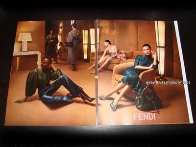 FENDI 4-Page PRINT AD Fall 2025 LIU WEN Libby Taverner VITTORIA CERETTI
