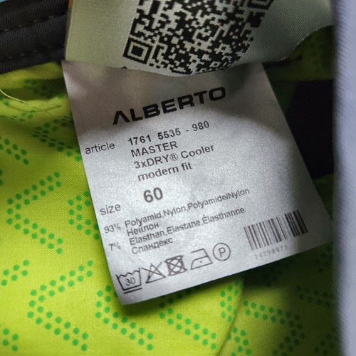Alberto Flat Front Golfshorts Herren 44 (Euro Größe 60) Modern Fit 3xDry Cooler - Bild 9 von 12
