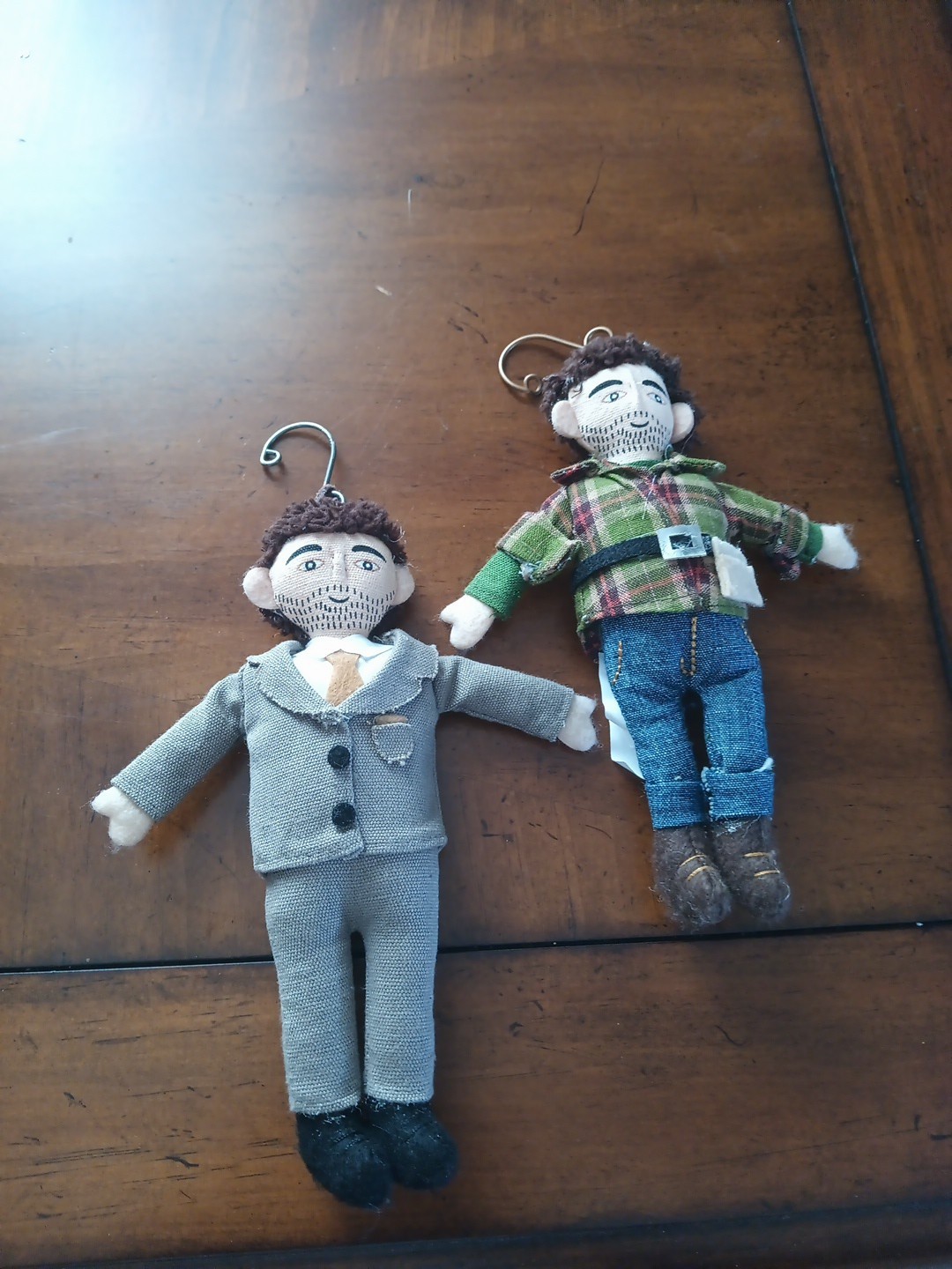 Property Brothers Jonathon & Drew Scott  Fabric Christmas Ornaments NEW Kohl’s