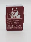 Sealed Boxset of 48 x 1g Silver Bars .999 🐼 Panda 🐼