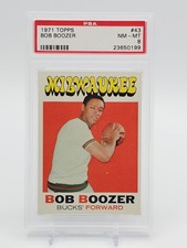 BOB BOOZER 1971-72 TOPPS BASKETBALL #43 PSA 8 Q7113