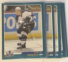 (3) Card Group Of DUSTIN BROWN 2003/04 O-Pee-Chee Redemption ROOKIE CARD KINGS!. rookie card picture