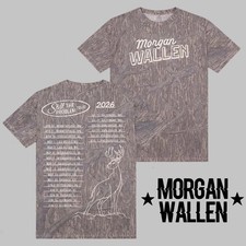 Morgan Wallen Still The Problem Tour 2026 Camo All Over Print Shirt OD5898