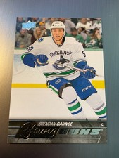 2015-16 Upper Deck Young Guns RC #481 Brendan Gaunce Vancouver Canucks