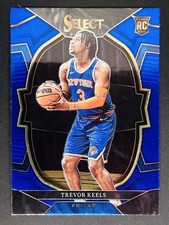 2022-23 PANINI SELECT TREVOR KEELS #84 BLUE PRIZM ROOKIE CARD