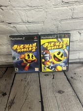Pac-Man World 2 & 3 Bundle (Sony PlayStation 2) PS2 Tested Working Black Label