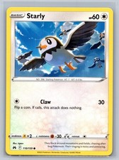 Starly 110/159 Common Crown Zenith Pokemon Card A016-048 Near Mint