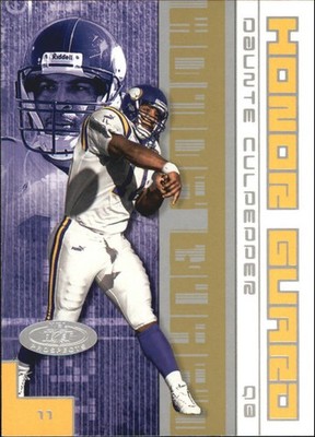 2001 Fleer Hot Prospects Honor Guard #9 Daunte Culpepper FB