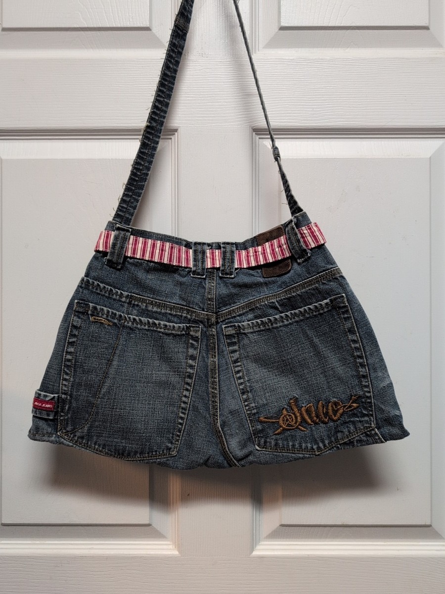 Custom Vintage JNCO Jeans Purse Rare One Of A Kind. Shoulder Bag