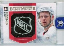 2013-14 ITG Used Badge of Honor Shield 1/1 Jason Spezza
