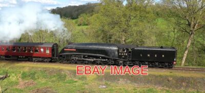 PHOTO  LNER GRESLEY A4 CLASS PACIFIC 4498 SIR NIGEL GRESLEY  DEPARTING FROM HIGH