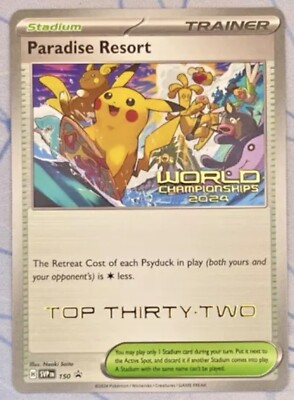 Pokemon - Paradise Resort - SVP150 - TOP 32 - World Pokemon - Paradise Resort - SVP150 - TOP 32 - World