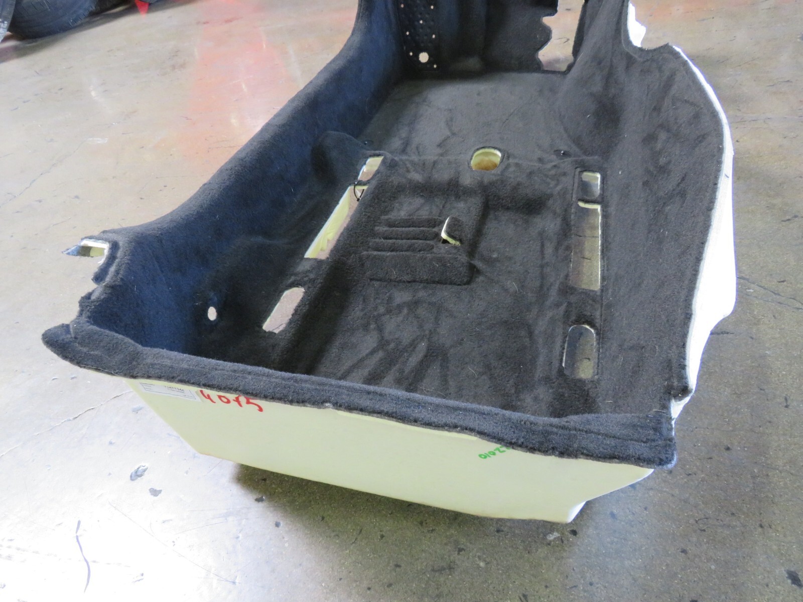 Ferrari Portofino, LH, Left, Carpet Front, Black, Used, P/N 848973