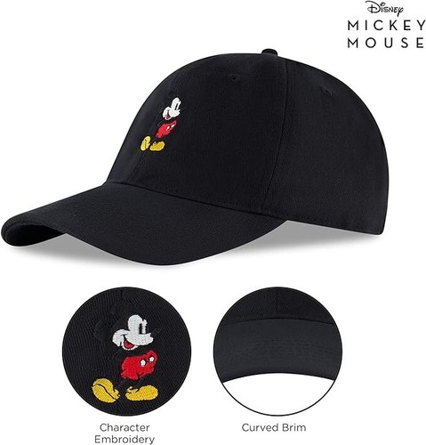 Disney Men's Baseball Cap, Mickey Mouse Adjustable Hat for Adults - Picture 6 of 31