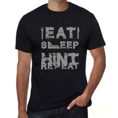 Herren Grafik T-Shirt Essen Schlafen Tippen Wiederholen   Eat Sleep Hint Repeat