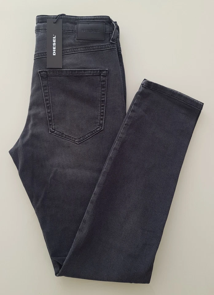Diesel Damen Jeans Babhila Slim Skinny Regular Stretch Dunkelgrau Gr: 26 / 32 - Bild 1 von 4