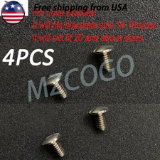 2 Pairs For C artier Love Bracelet 16-19 sizes Silver Screws Replacement Parts