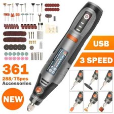21000rpm USB Cordless Rotary Tool Dremel Drill Engraving Pen Electric USB Drill
