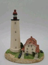Harbour Lights Lighthouse Sandy Hook Light NJ 1991 Signed COA #104