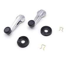 Set Chrome Window Crank Handle Regulator For Datsun 620 Pickup 1973 - 1978