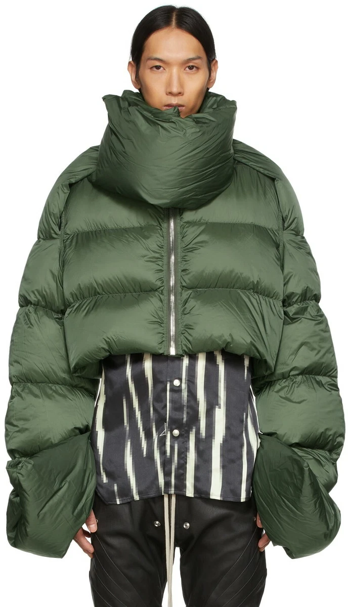 Rick Owens Gethsmane Babel Mountain Cropped Down Jacket