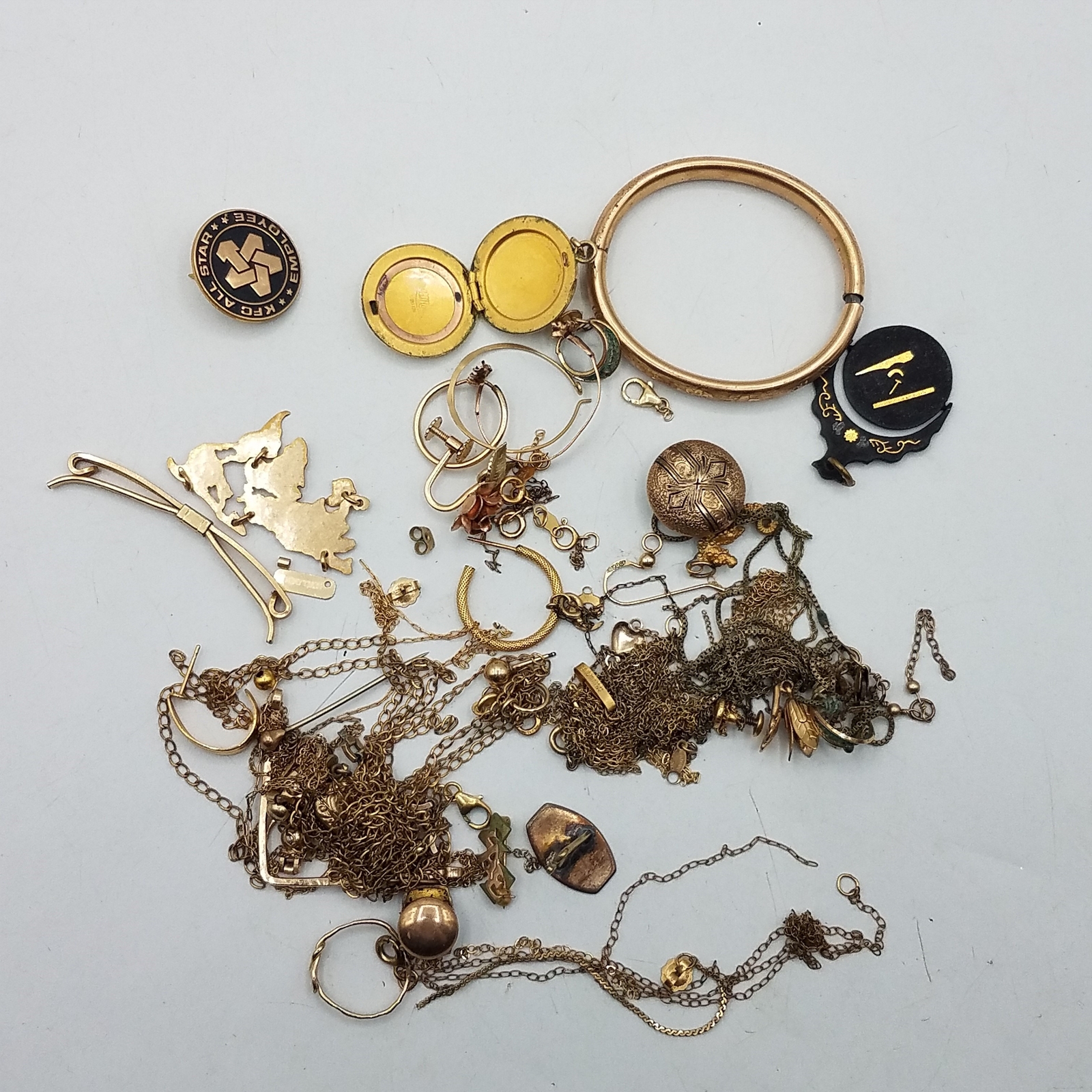 Tested Gold Filled Jewelry Scrap Lot 67.86 Grams eBay