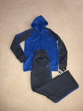 New Adidas Boys Zip Hoodie Sweatshirt  Fleece Sweatpants XL 18