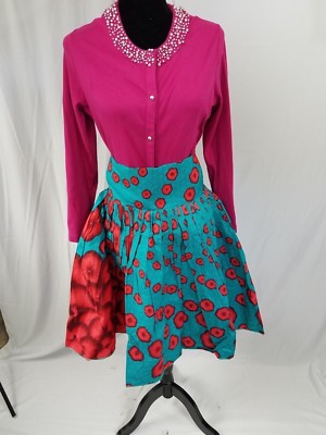 high waist long kitenge skirts