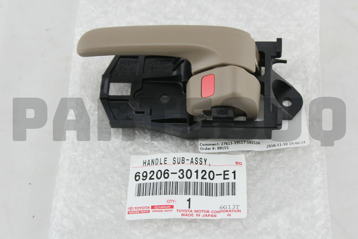 6920630120E1 Genuine Toyota HANDLE SUB-ASSY, FRONT DOOR