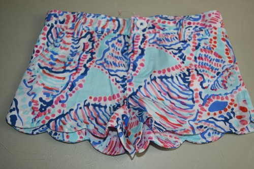 Short Lilly Pulitzer 'The Walsh' - Taille 0, Rose Et Bleu, 3 Pouces, Occasion Très Bon État