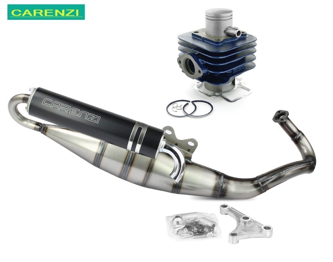 Kit 50 et pot Carenzi Daemon verni en acier pour la rénovation premium de votre Vespa LX