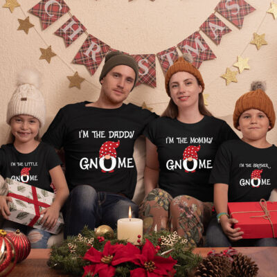 Baby T-Shirt Mama Papa Opa Schwester Wichtel Familie passend Weihnachten #MC