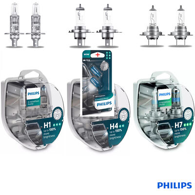 Philips X-tremeVision Pro150 H1 H4 H7 All Types Free Choice 2pcs + W5W XV