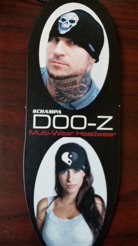 NWT Schampa Doo-Z Headwrap Headband Facemask Neckband Wild Leopard Blue DZ01-55 - Foto 3 di 4