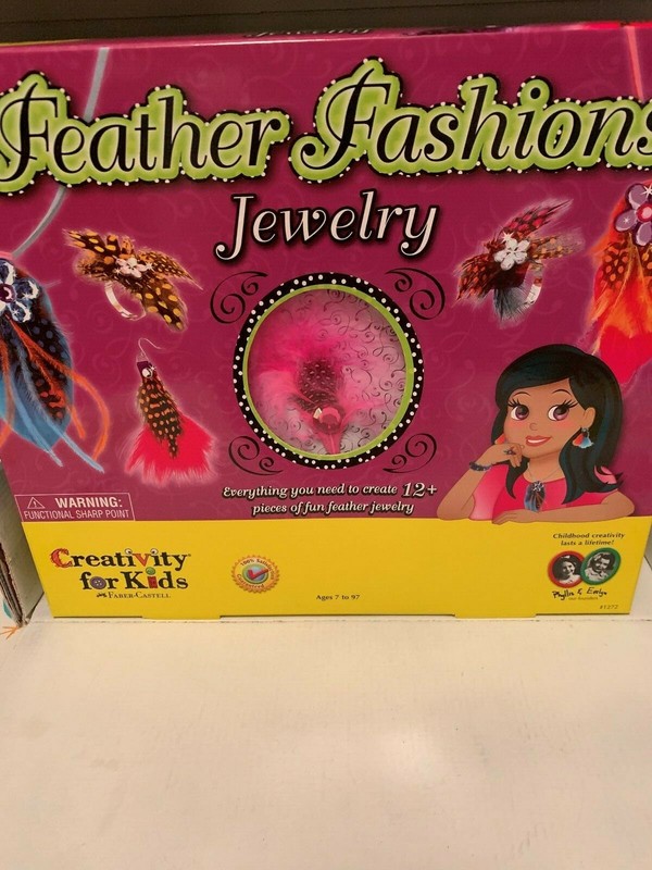 Craft  Feather Fashions jewelry Creativity for Kids Ages 7 to 97