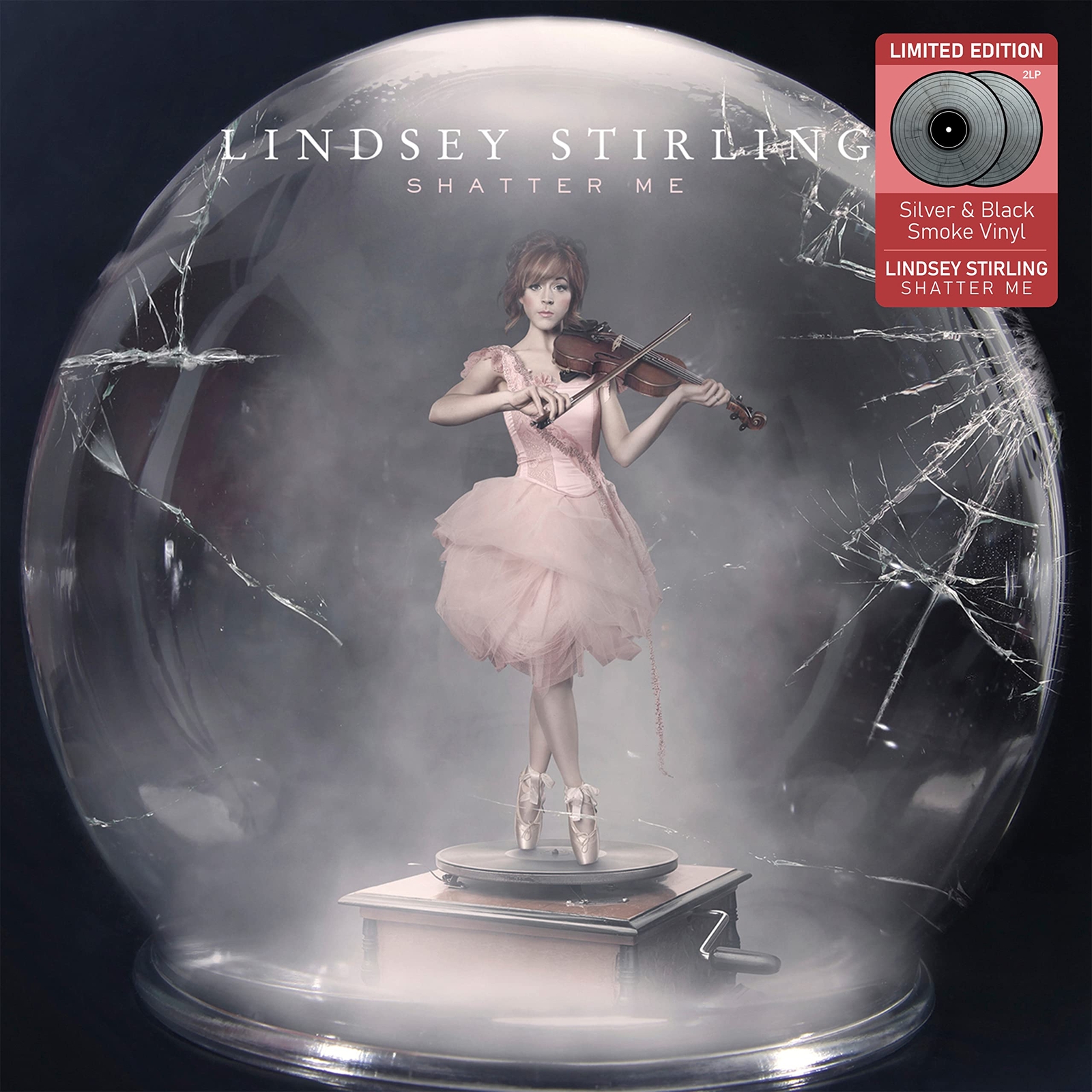 Lindsey Stirling Shatter Me - Silver And Black (Vinyl LP)