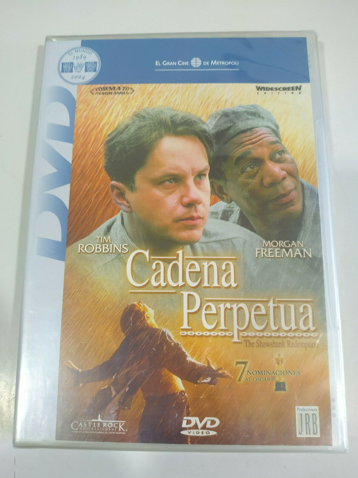 Perpetual Chain Tim Robbins Morgan Freeman DVD Region 2 Spanish English New 2T