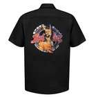 Original LADY LUCKY-BUILT FOR SPEED Rockabilly PSYCHO BIKER WORK Shirt Very Rare
