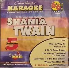 20396 SHANIA TWAIN CHARTBUSTER KARAOKE CDG
