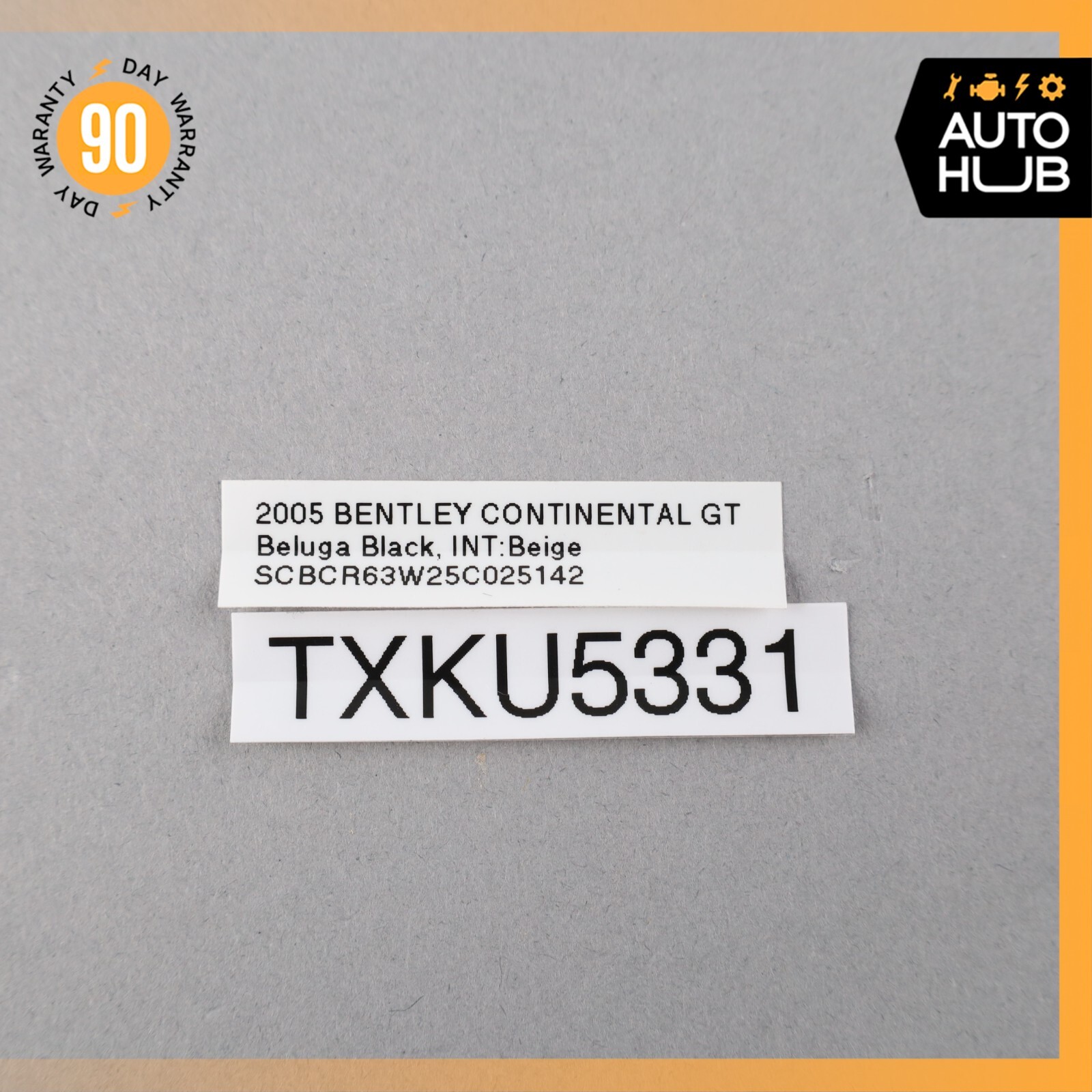 03-18 Bentley Continental GT GTC Right Side Sun Visor Shade Sunvisor OEM