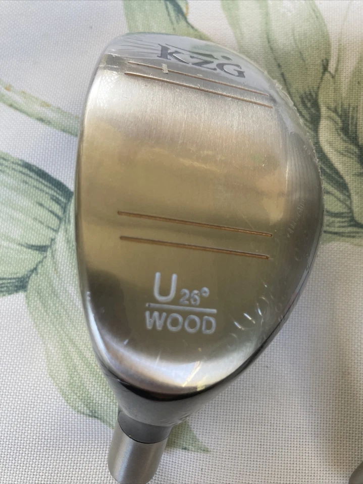 (NEW) (2) KZG 22 * 26 * Degree Utility Golf Clubs (2) Heads LEFT Handed NOS - Image 3 of 4