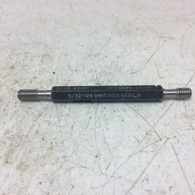 Go / No Go 9/32'' x 24 - WEISS - Go/No Go Stecker Gewindelehre (gebraucht)