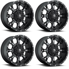 Set 4 Fuel D517 Krank 18x9 6x135 6x5.5 Matte Black Milled Wheels 18 20mm
