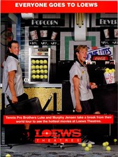 1990s • LOEWS Movie Theatres print ad • 1994 90s Luke Murphy Jensen ADS-29